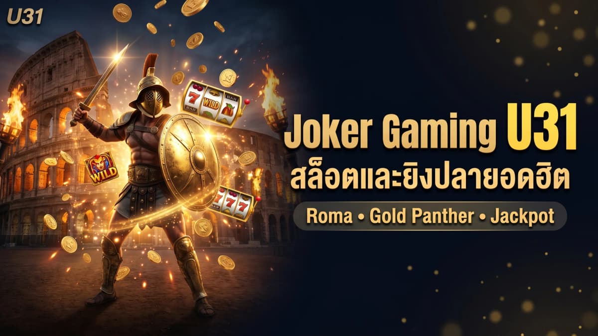 รีวิว Joker Gaming บน U31 — สล็อตและอาร์เคดยอดนิยมในเอเชีย 2026