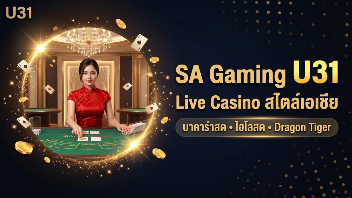 รีวิว SA Gaming บน U31 — Live Baccarat สไตล์เอเชียคุณภาพสูง 2026