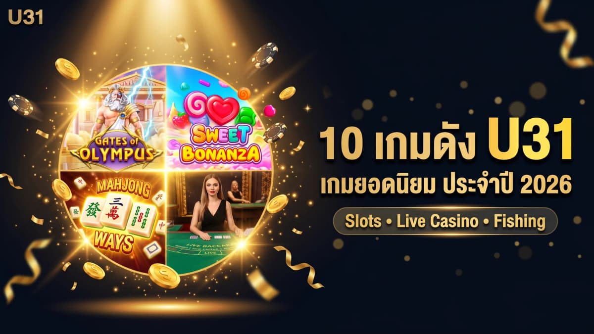 10 เกมยอดนิยมบน U31 ที่ต้องลอง — อันดับสูงสุดประจำปี 2026
